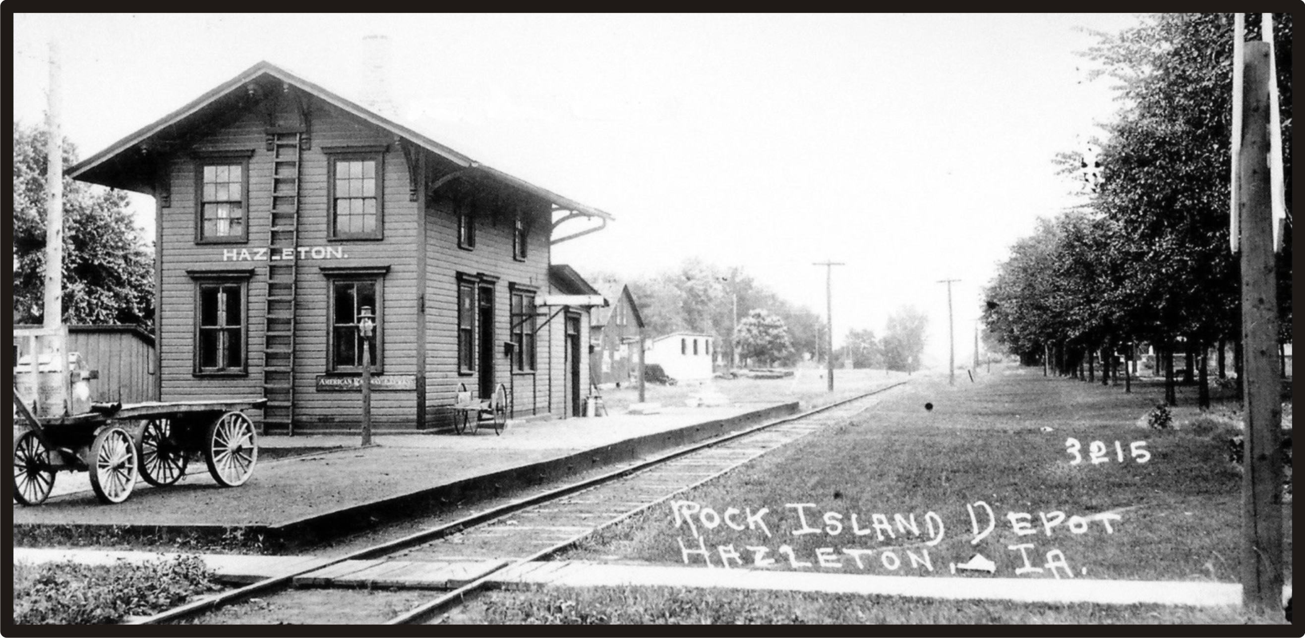 Rock Island Railroad Depot - Hazleton, Iowa