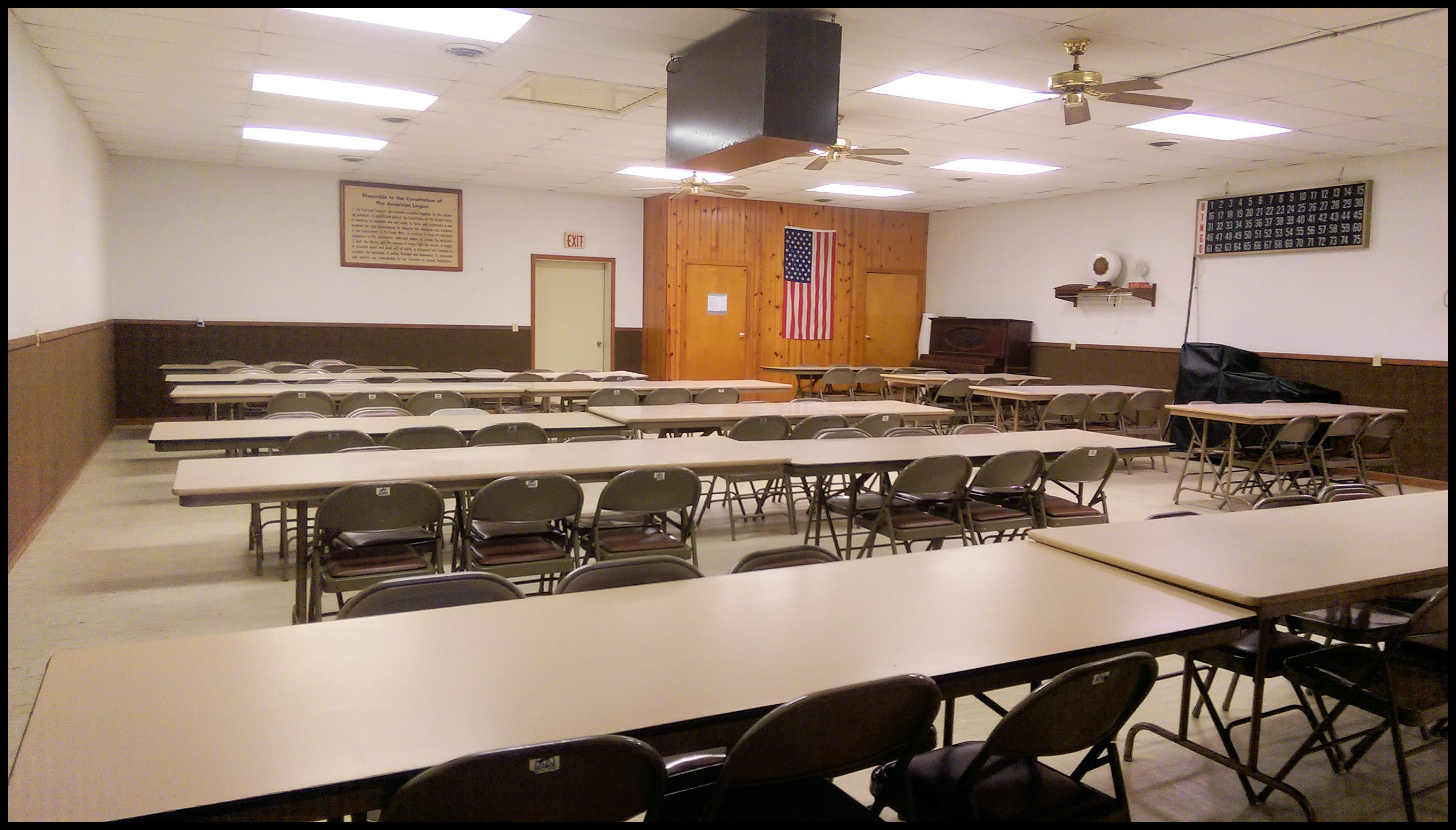 Hazleton American Legion Community Hall - Interior